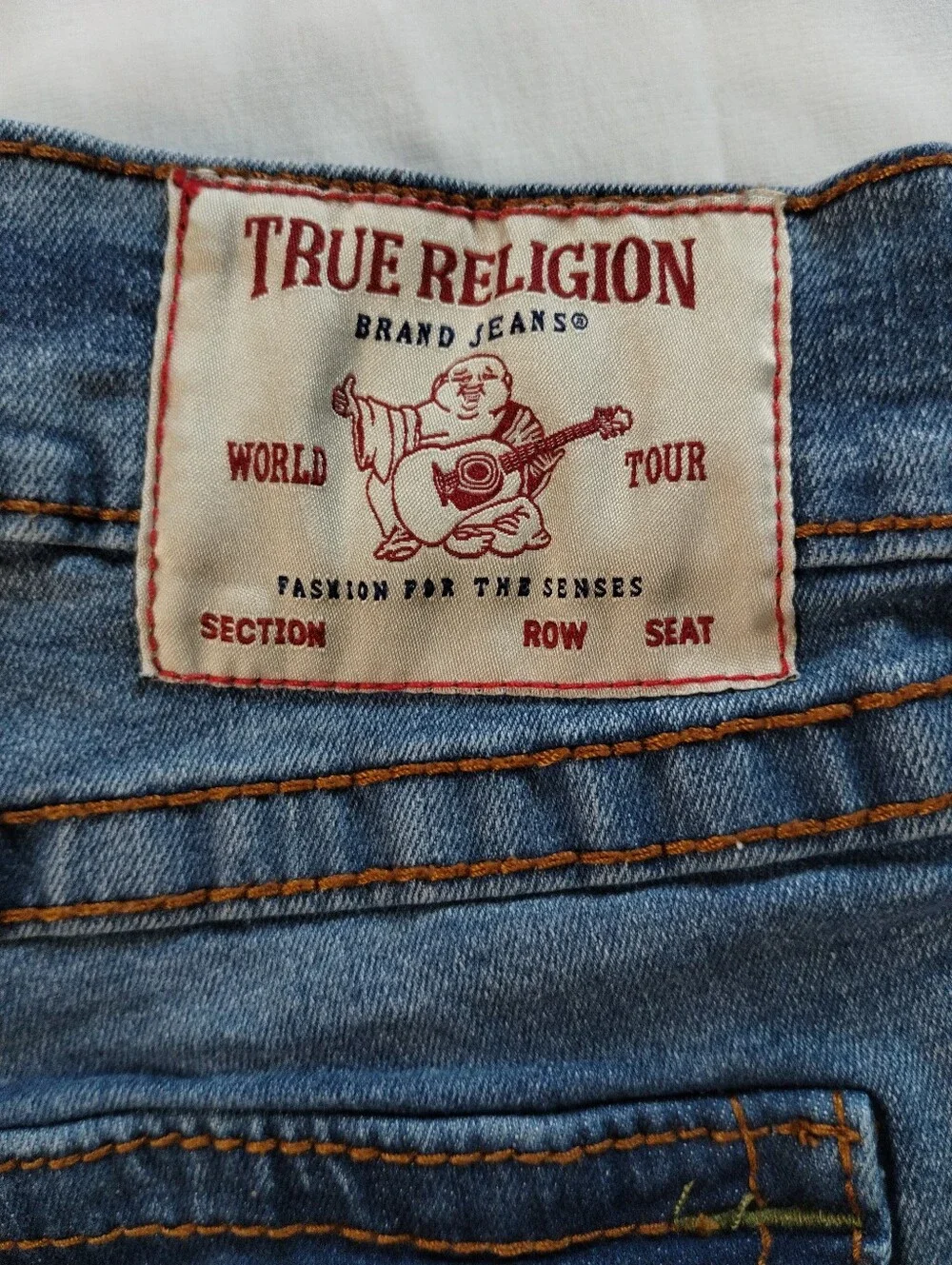 True Religion Men's Medium Blue Straight Jeans